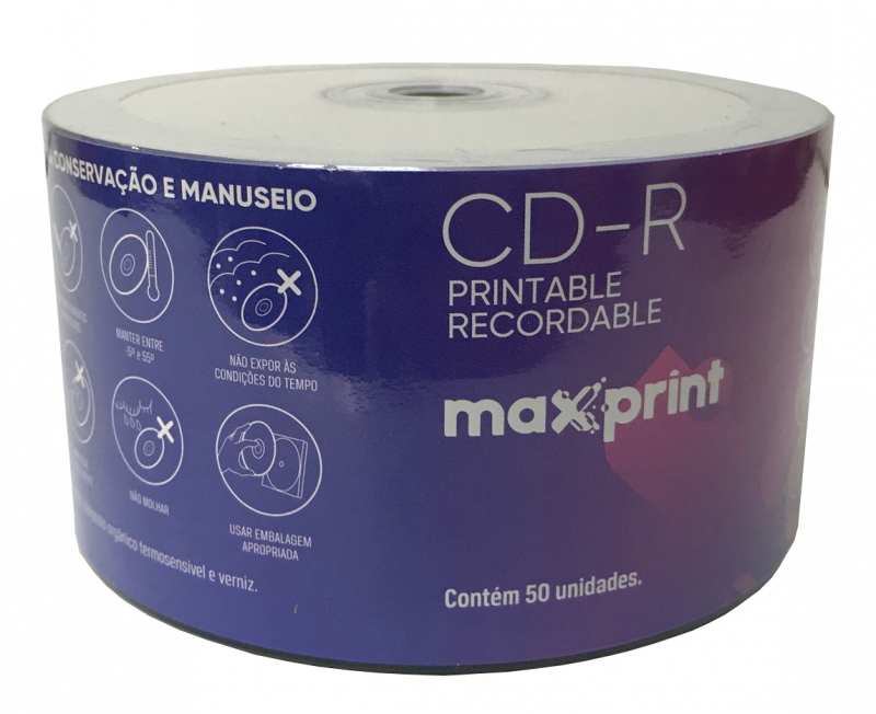 CDR MAXPRINT PRINTABLE  80MIN/700MB/52X - CÓD.701